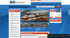 Desktop Screenshot of dekosystem.com.pl